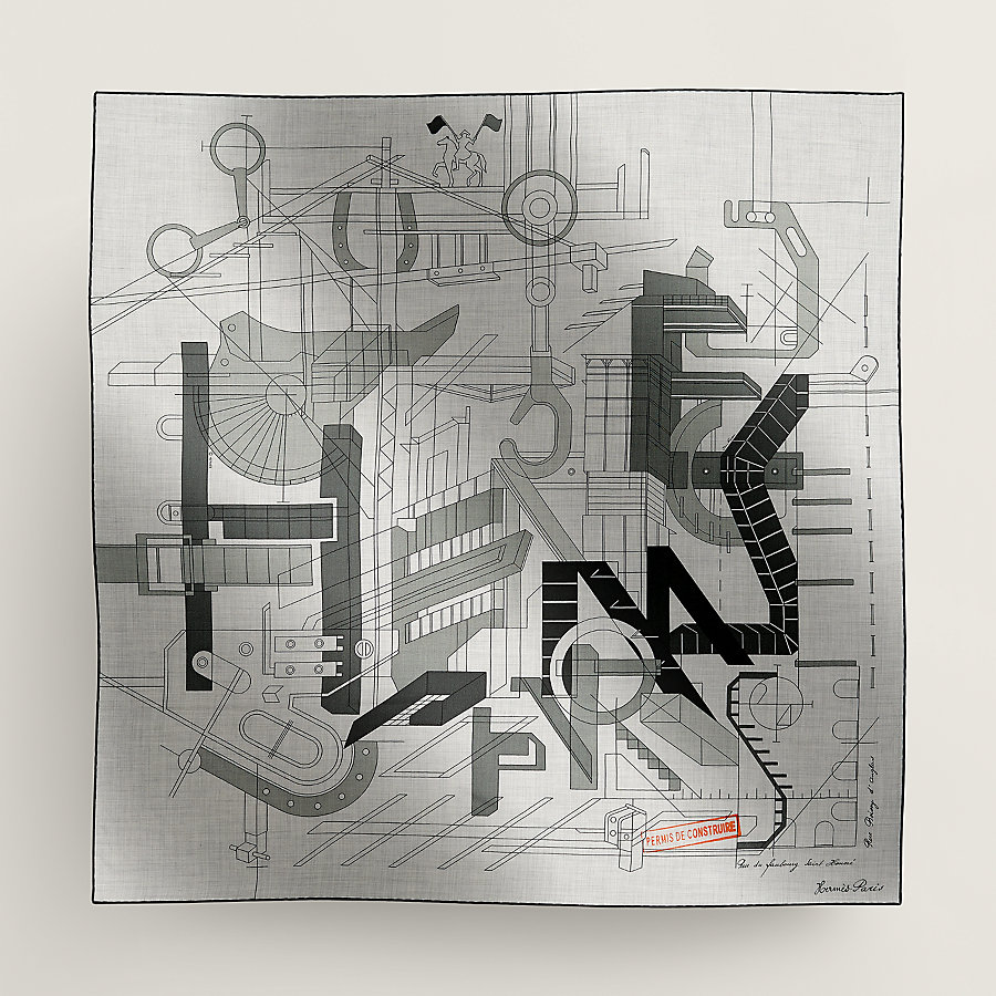 Permis de Construire scarf 100 | Hermès Mainland China